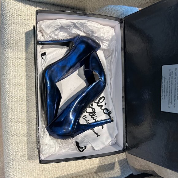 Alice + Olivia “Makayla” Pumps – Sapphire Blue (Size 36.5 / US 6.5) - Picture 4 of 7